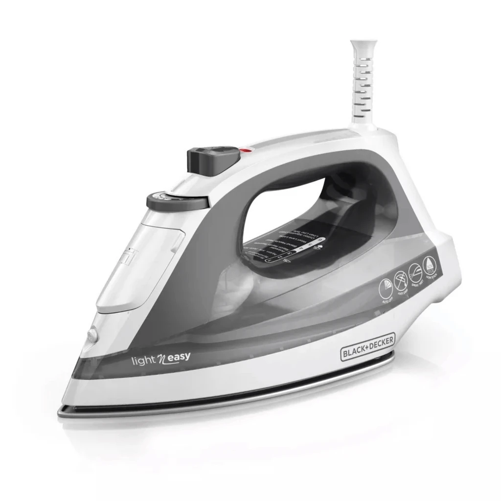 Black & Decker Light N Easy Auto-Shutoff Iron With Stainless Soleplate