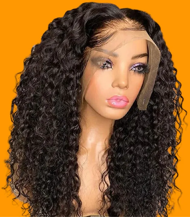 Your Wear Vibes Brazilian Kinky Hair Lace Front Wig