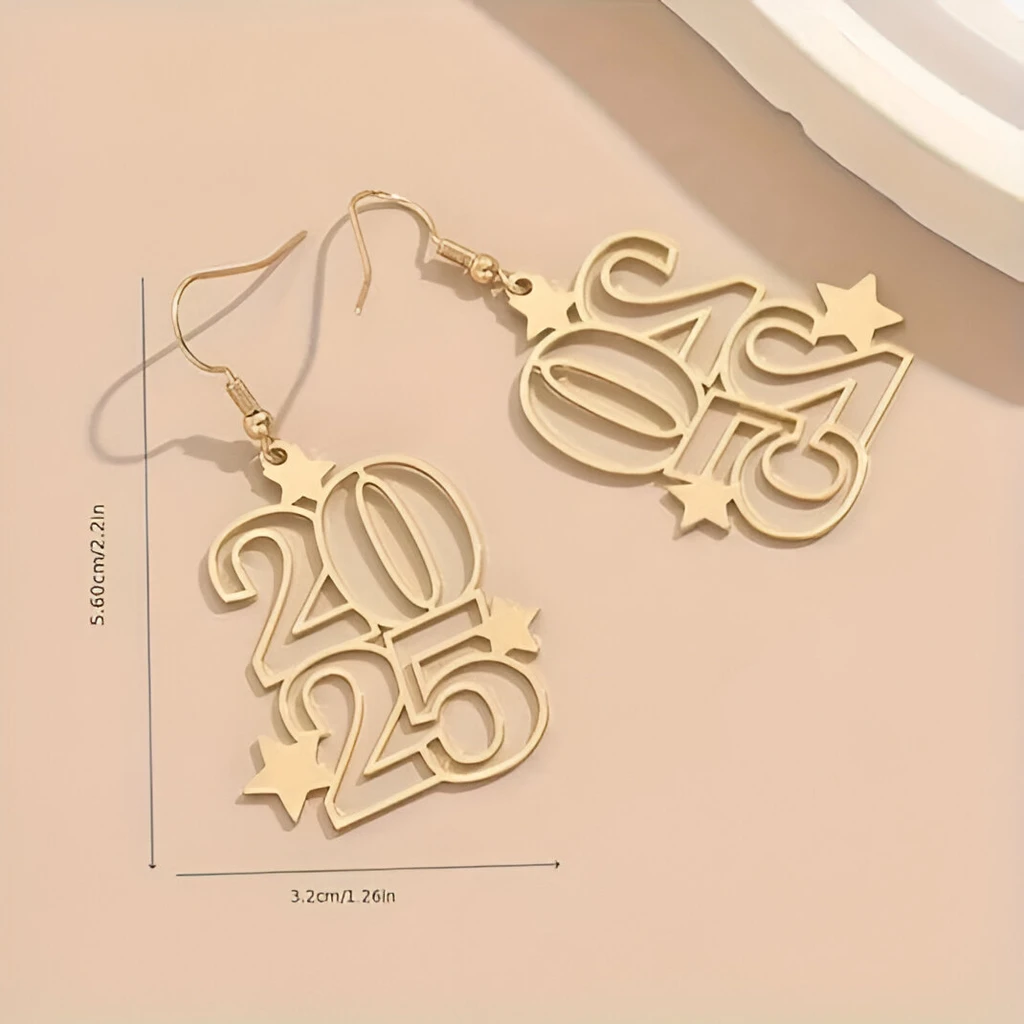 Your Wear Vibes Boho style 2025 Design New Year Earrings