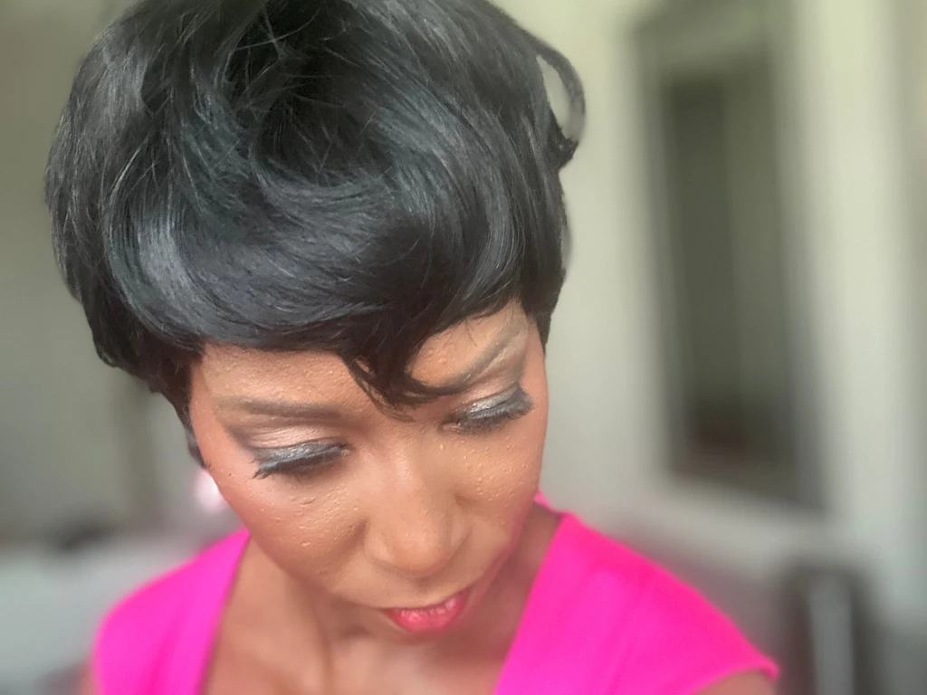 Your Wear Vibes Brazilian Hair Pixie Cut Wig