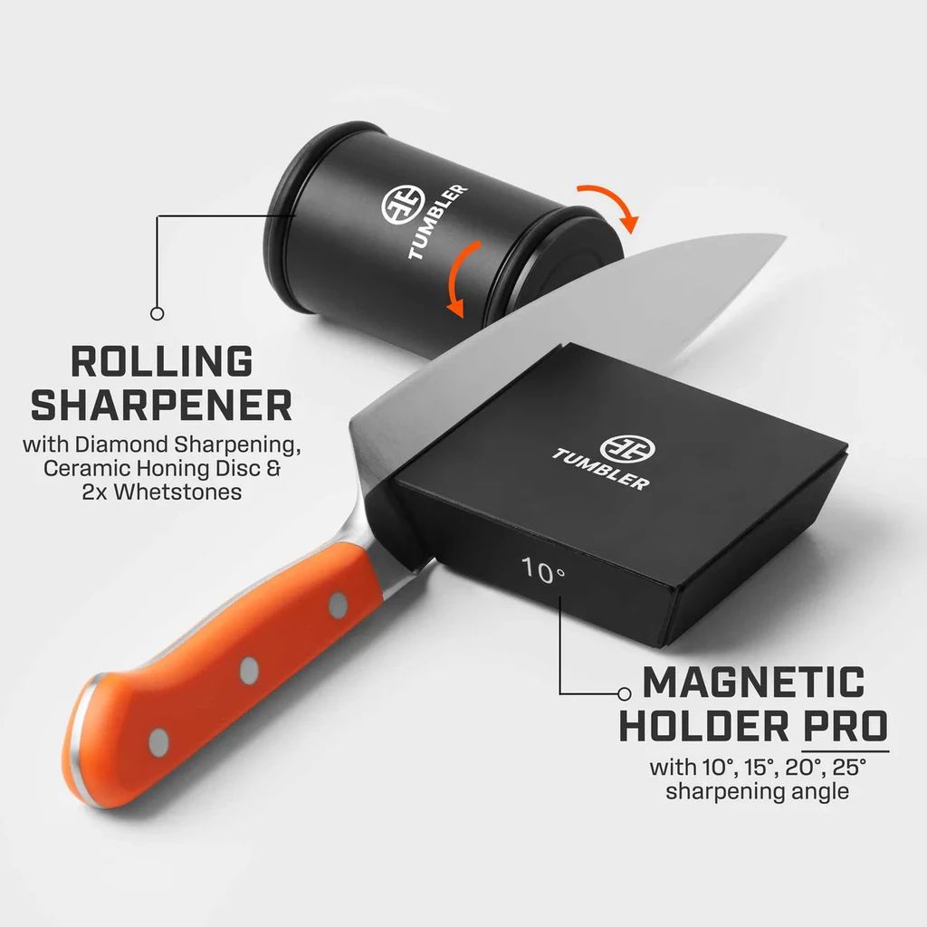 Tumblerware Rolling Knife Sharpener Pro Full Set