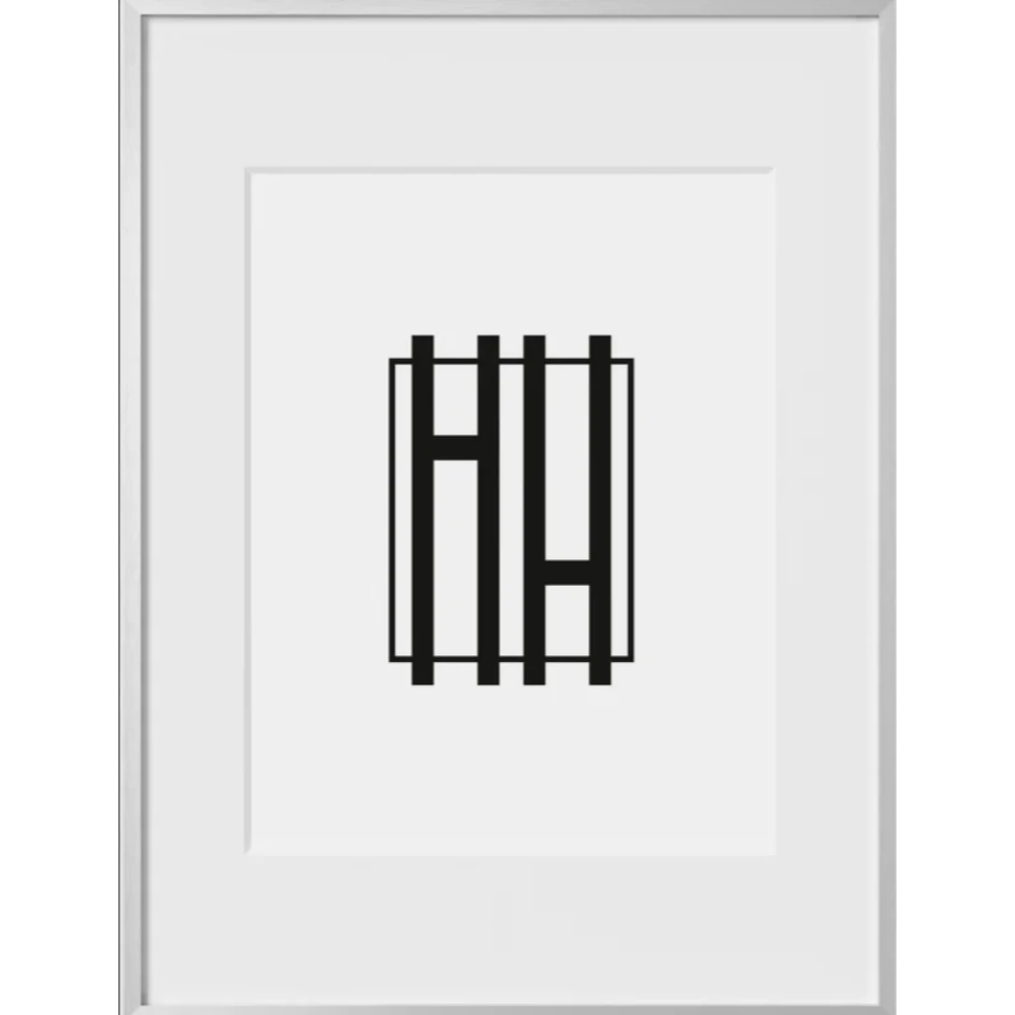 Haus and Hues Set Of 6 Gallery Frames - With Matting - Frames Only, No Printing