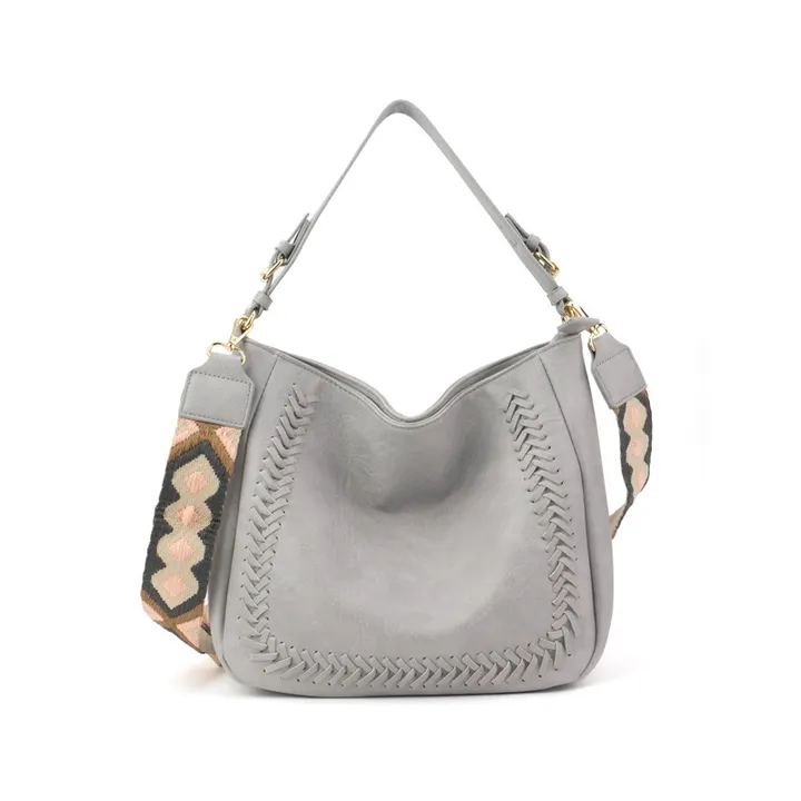 Babs+Birdie The Harper | Cross Stitch Messenger Bag
