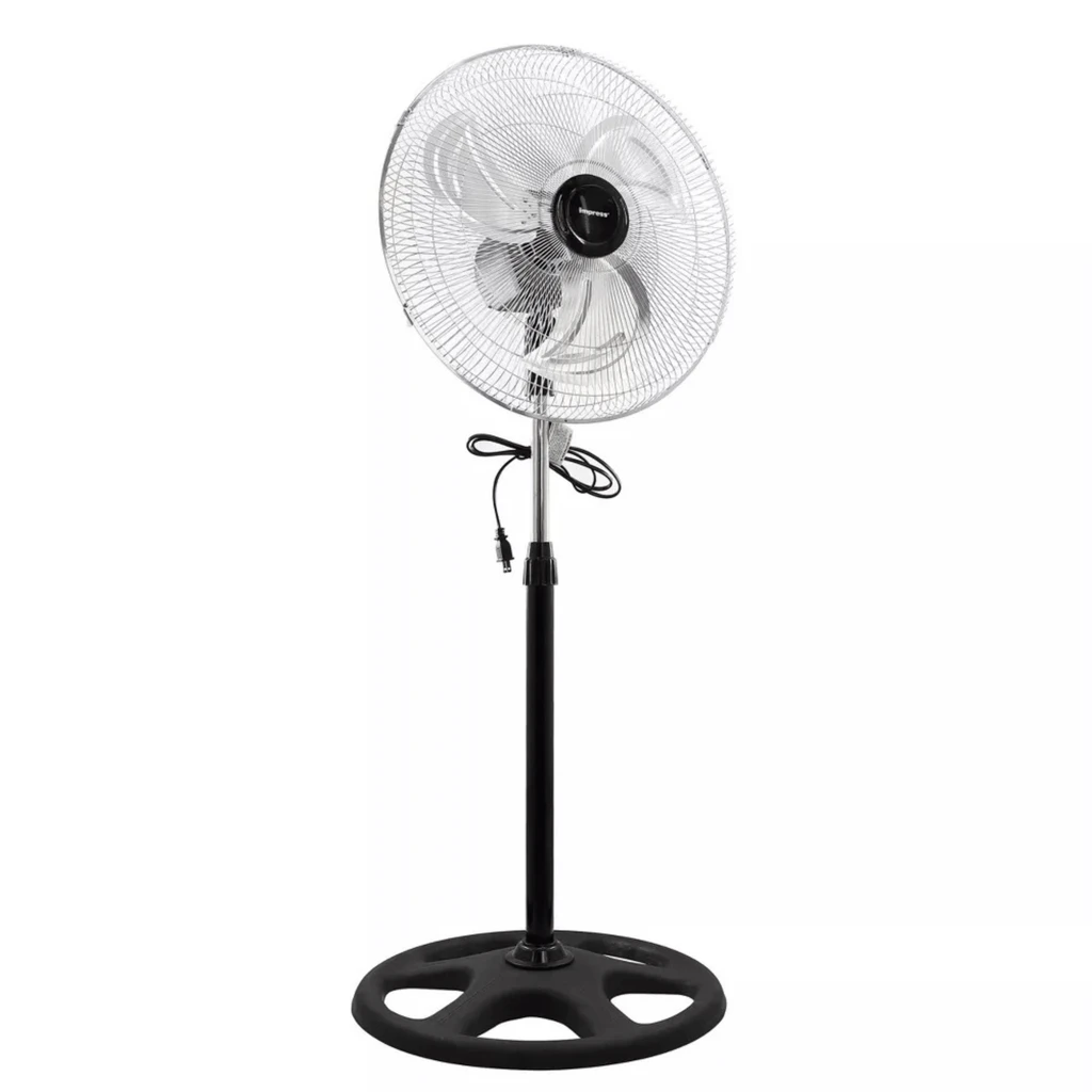 Impress Impress 2-in-1 Chrome Hi-Speed Oscillating Fan
