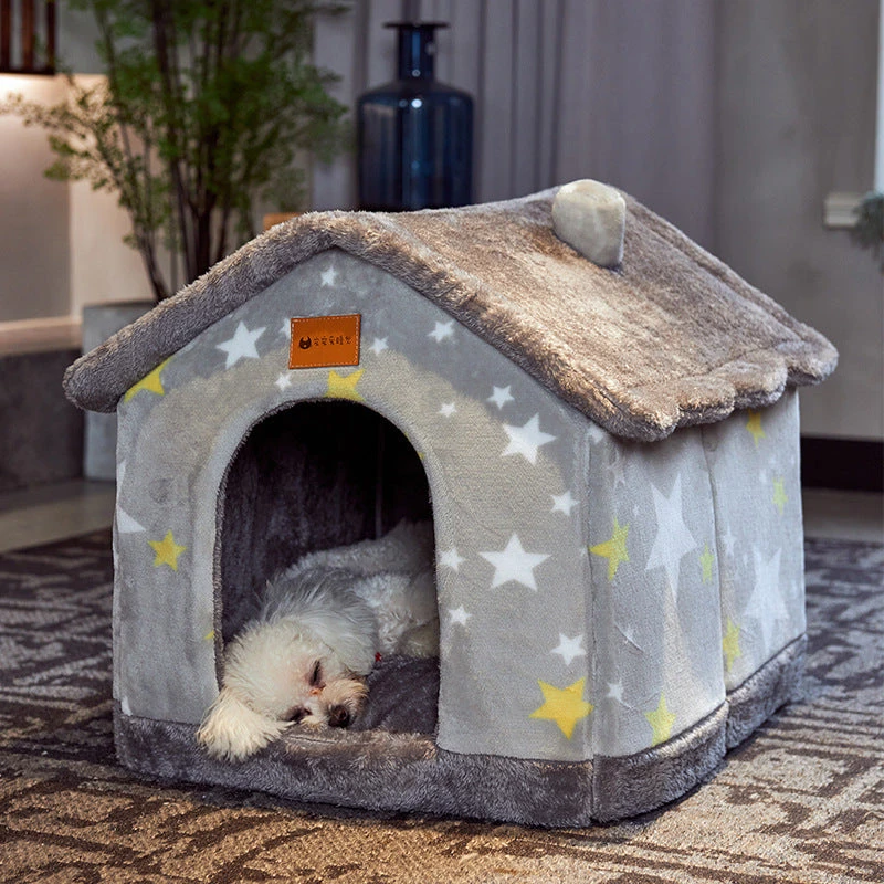 GBH - Shop Foldable Dog & Cat House Pet Bed Winter Villa Pets Supplies