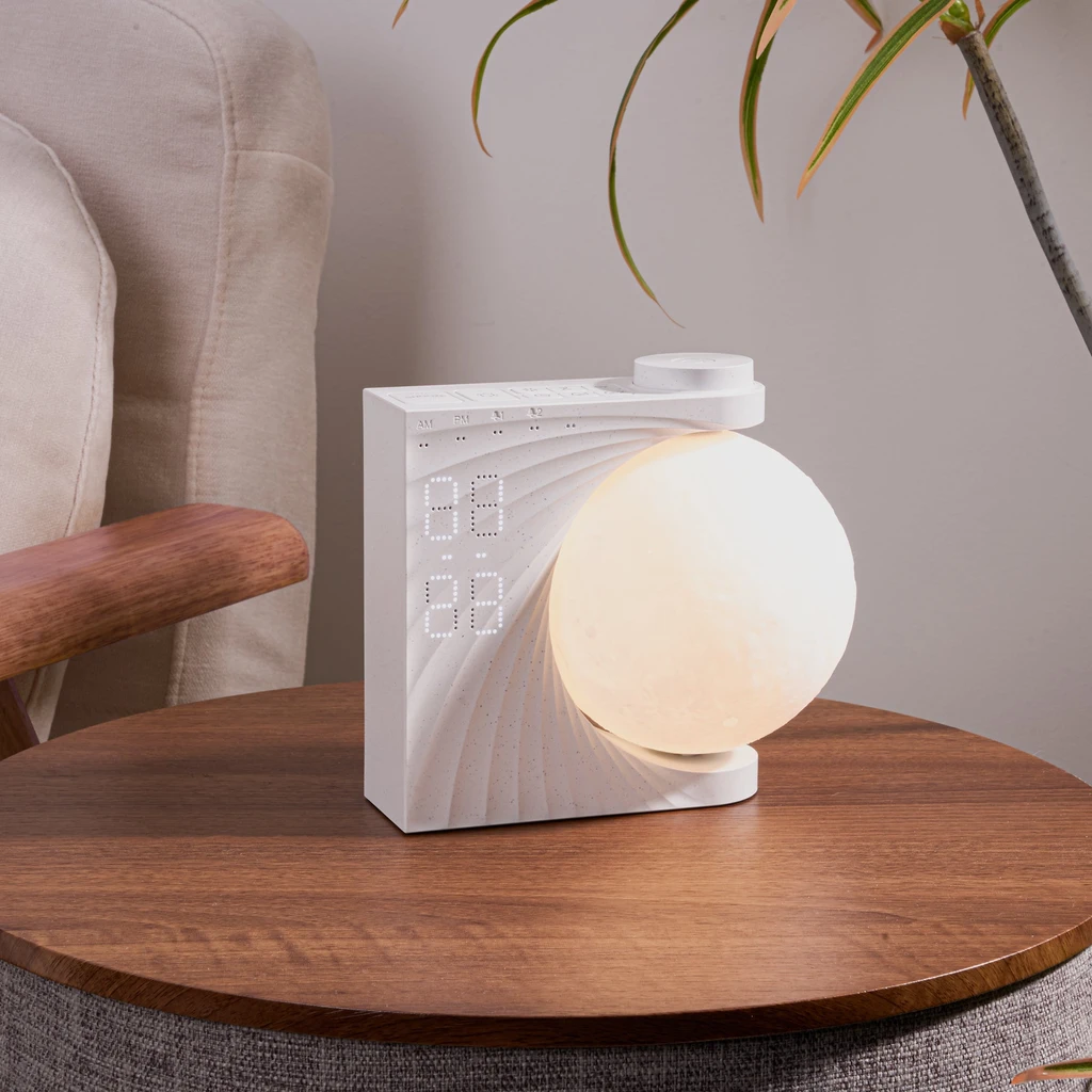 EP Light Moon Desktop Clock Night Light