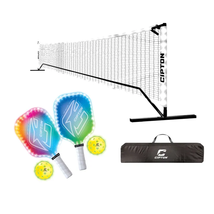 Cipton CIPTON LED Light Up Pickleball Net Set