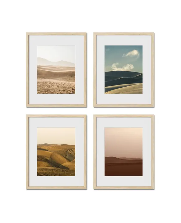 Haus and Hues Set Of 4 Gallery Frames - No Matting - Frames Only, No Printing