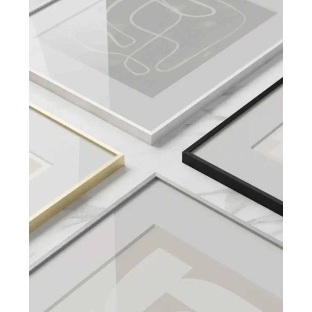 Haus and Hues Set of 12 Gallery Frames - No Matting - Frames Only, No Printing
