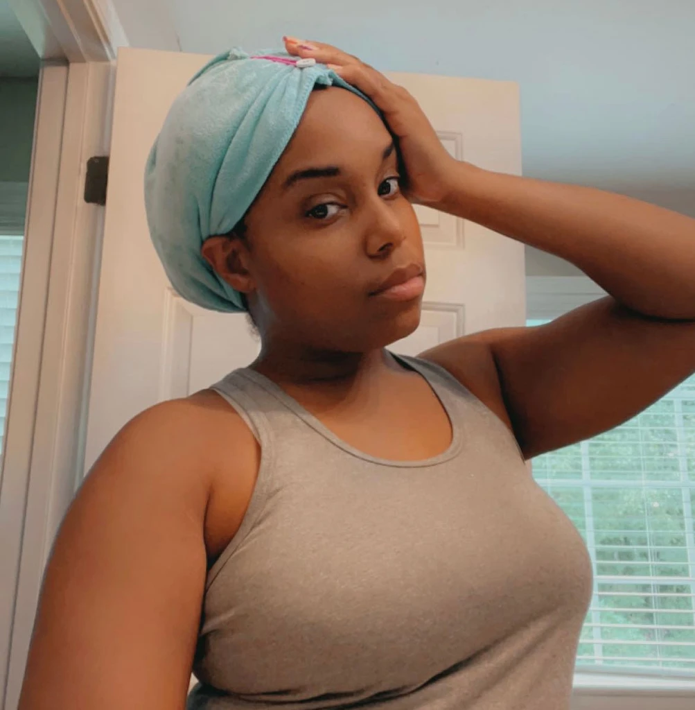Naturallyfed apparel Feelz Gud Hair Towel