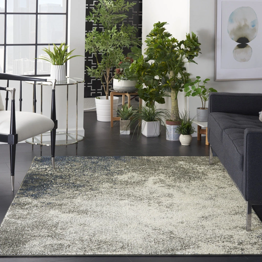 HomeRoots Abstract Area Rug
