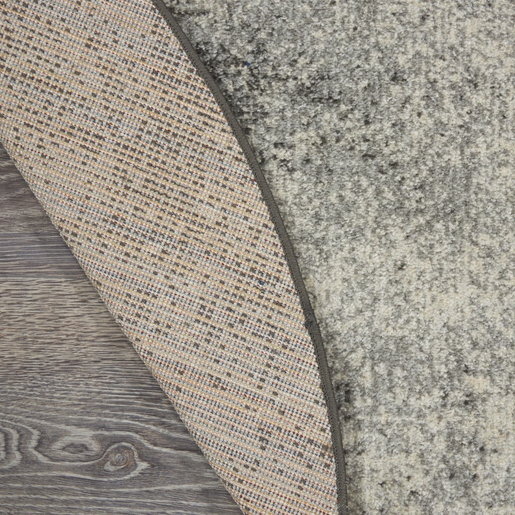 HomeRoots Abstract Round Rug