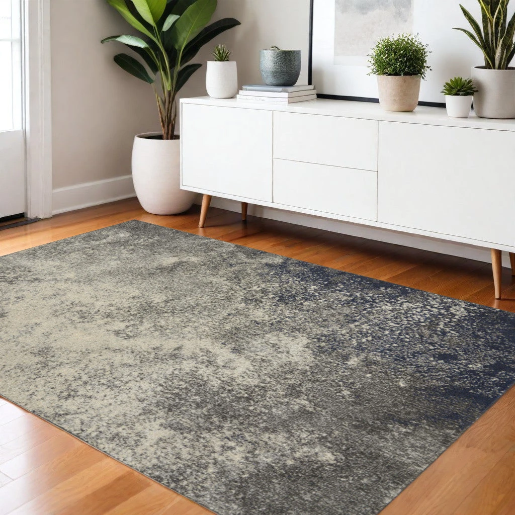 HomeRoots Abstract Area Rug