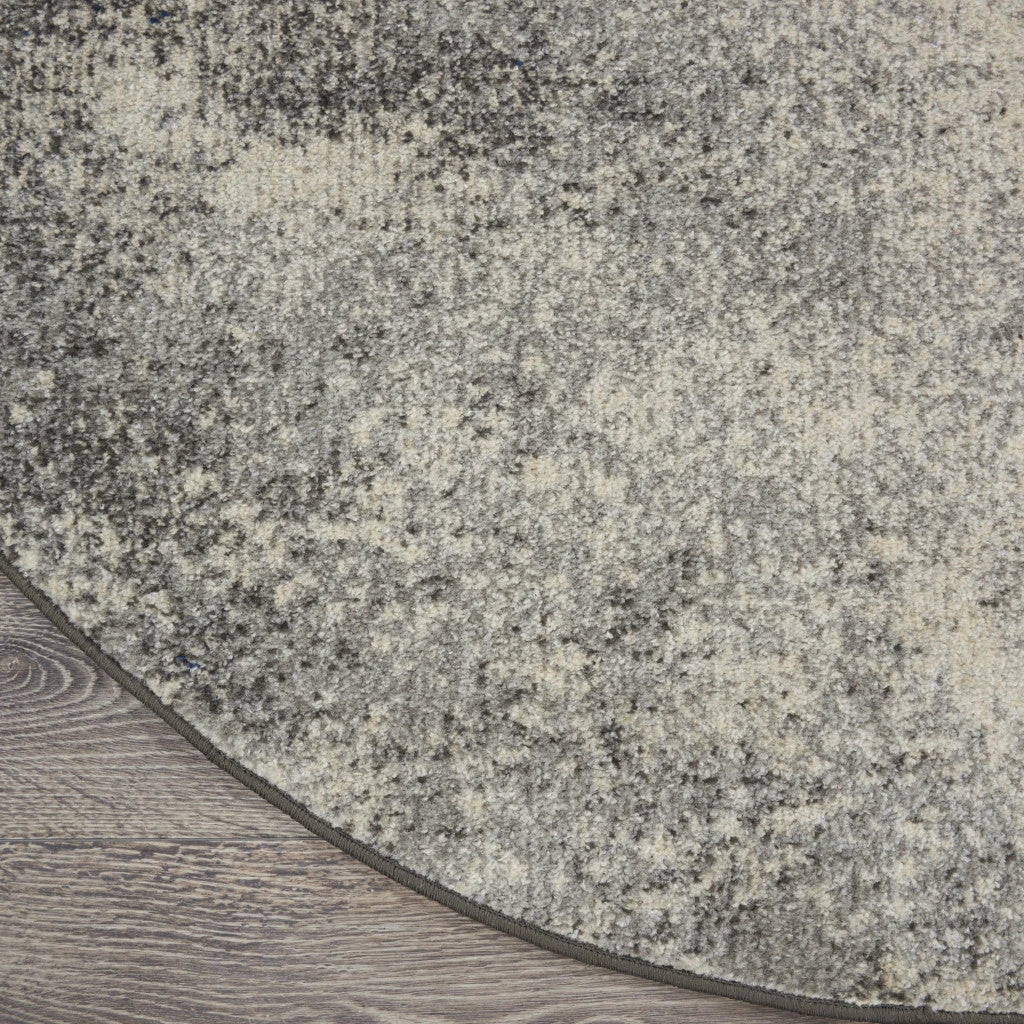 HomeRoots Abstract Round Rug