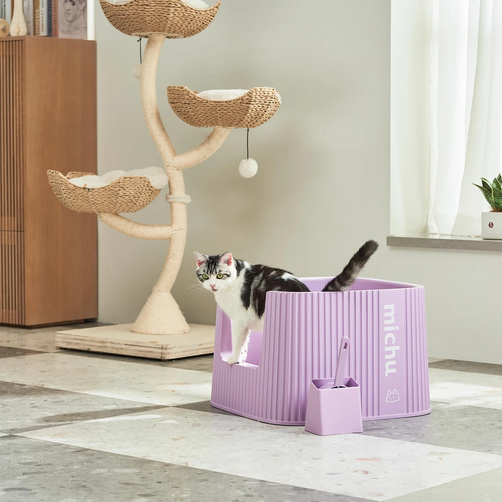 Michu XXL Stella Deluxe Cat Litter Box - Spacious Design