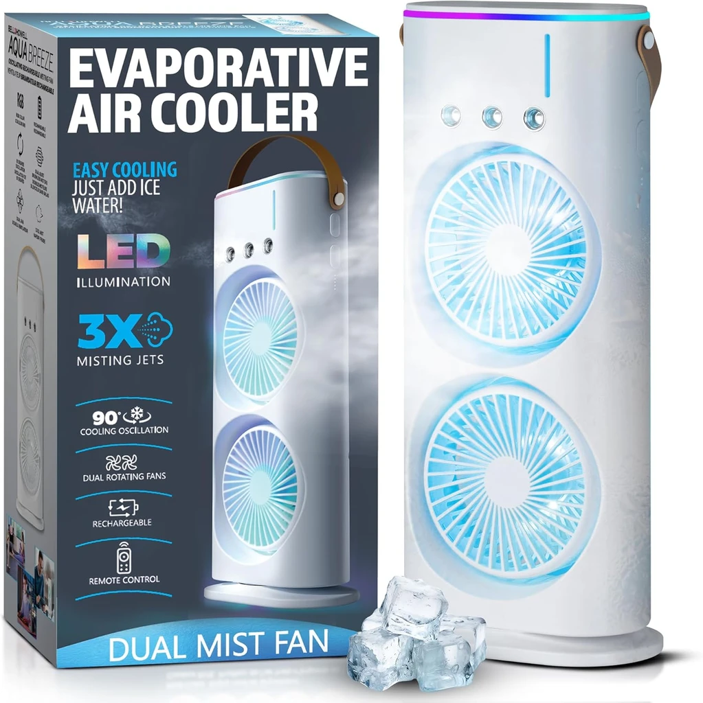 Bell + Howell Bullseye Air Cool Misting Fan