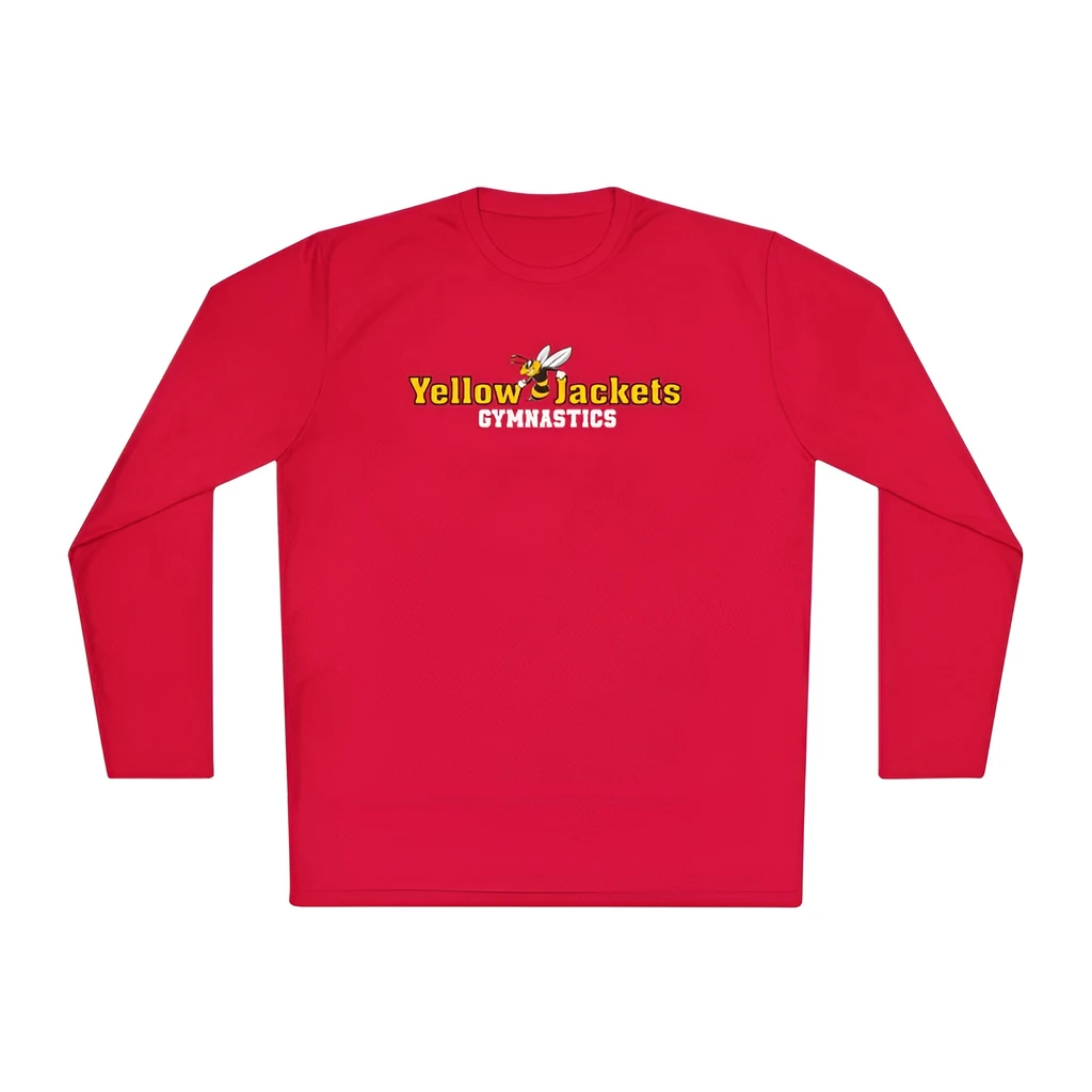 Bear Grips Unisex Performance Long Sleeve - Yellow Jackets Gymnastics