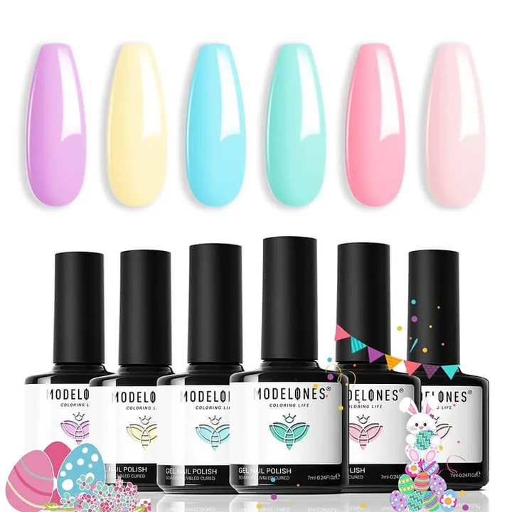 Modelones 6 Shade Gel Polish Set