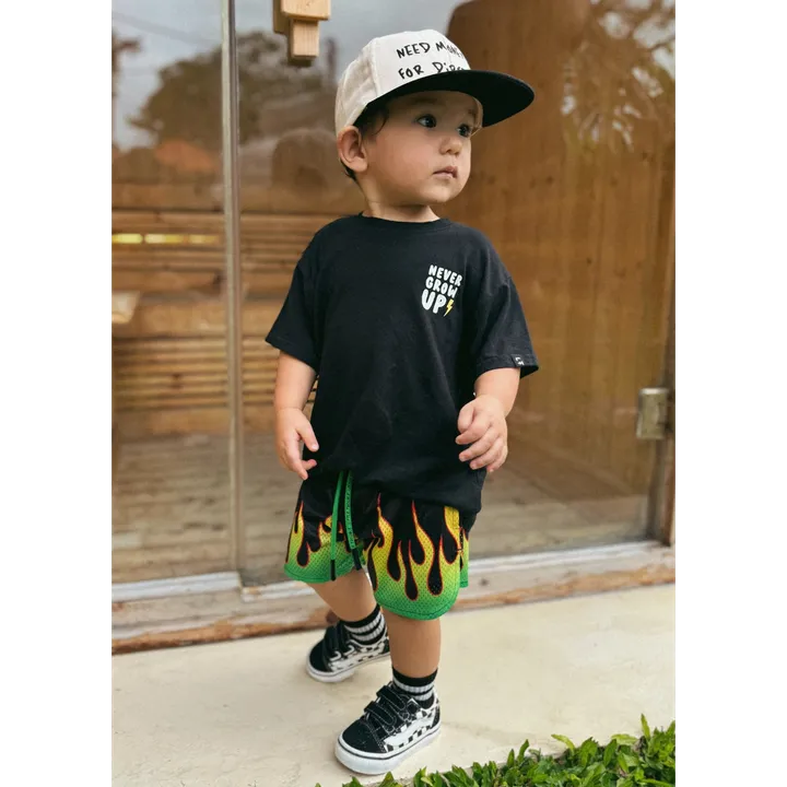 Little Trouble Heater Mesh Shorts