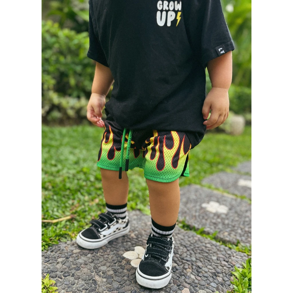 Little Trouble Heater Mesh Shorts