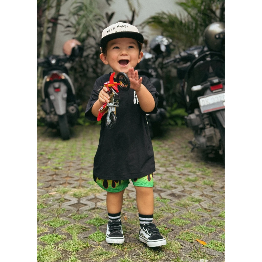 Little Trouble Heater Mesh Shorts
