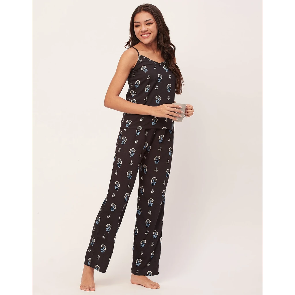 Moomaya Spaghetti Strap Pajama Set