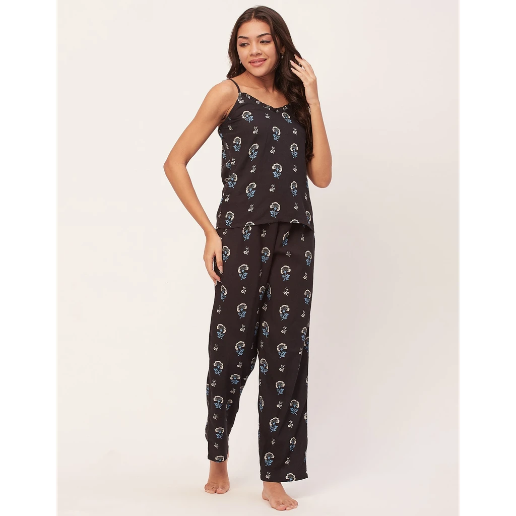 Moomaya Spaghetti Strap Pajama Set