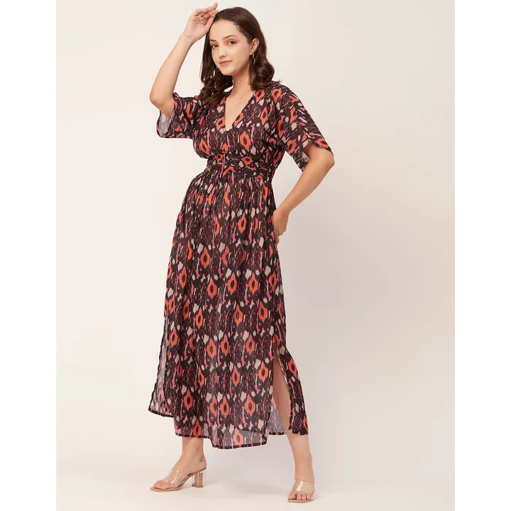 Moomaya Long Sheer Coverup Dress