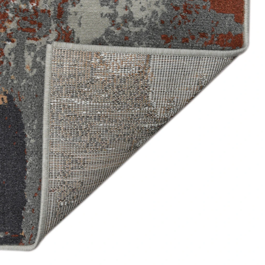 HomeRoots Abstract Power Loom Area Rug
