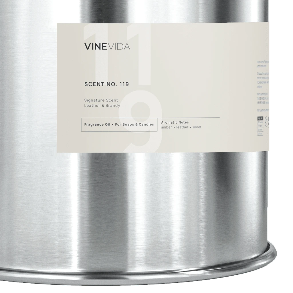 VINEVIDA NO. 119 - Leather & Brandy - Fragrance Oil For Soaps & Candles