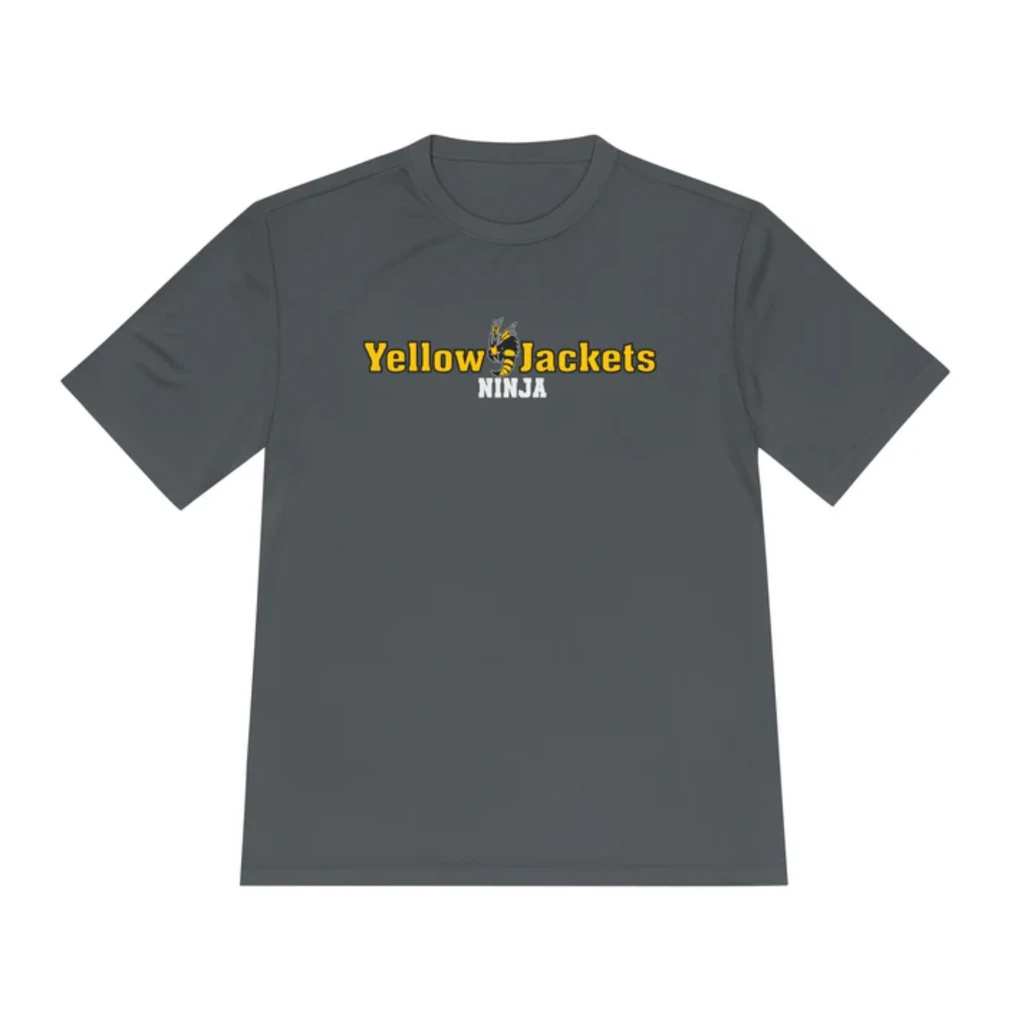 Bear Grips Moisture-Wicking Performance Tee - Yellow Jackets Ninja