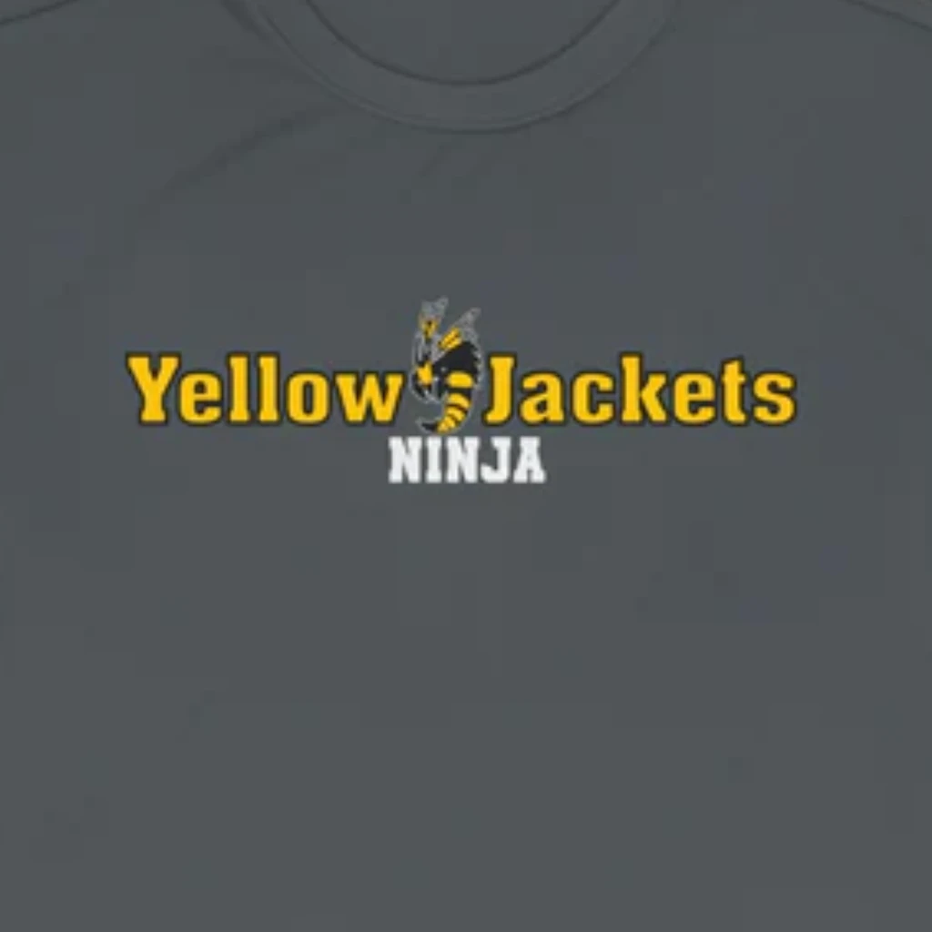Bear Grips Moisture-Wicking Performance Tee - Yellow Jackets Ninja