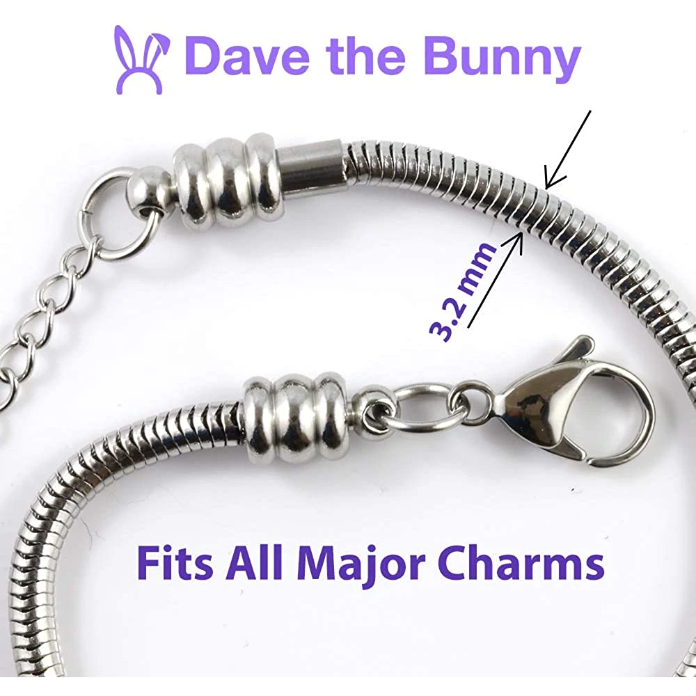 Dave The Bunny Dumbbell Bracelet Jewelry