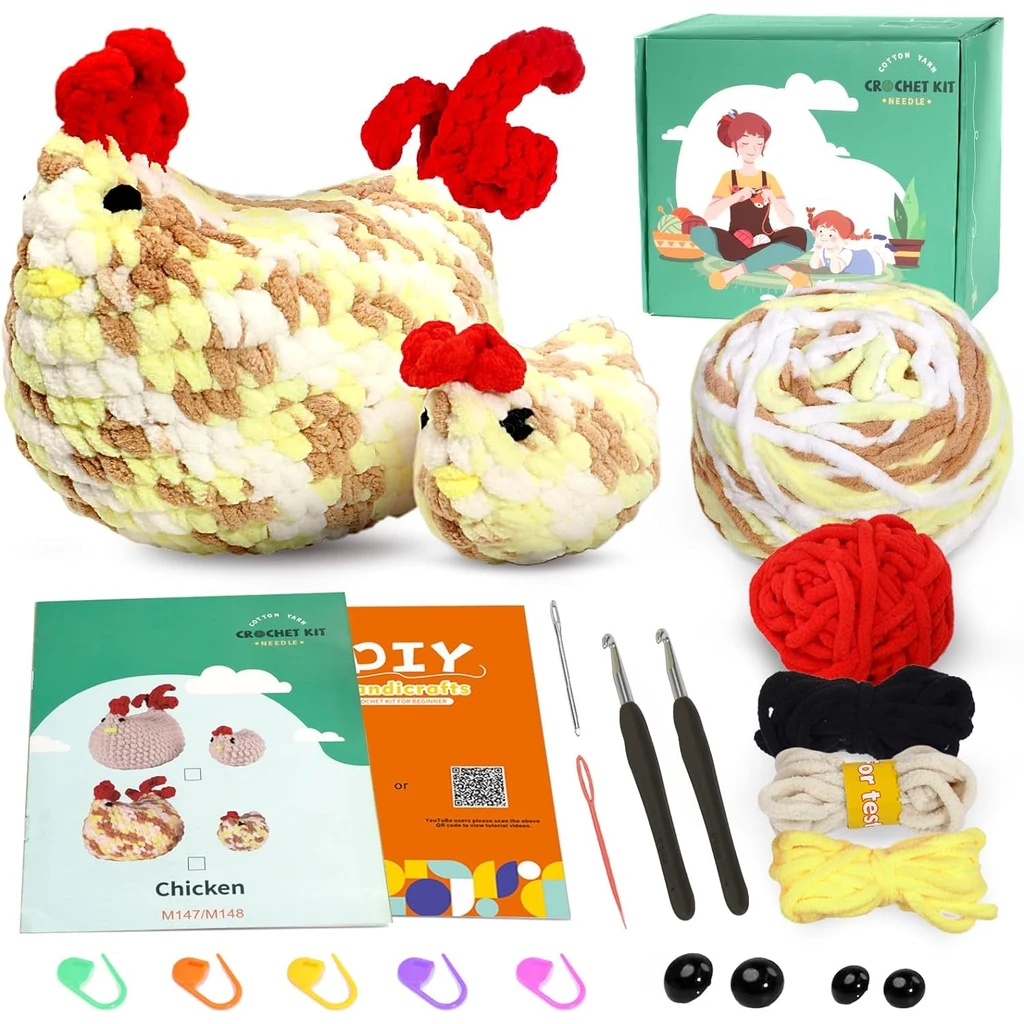 Loomini Learning Crochet Kit For Beginners