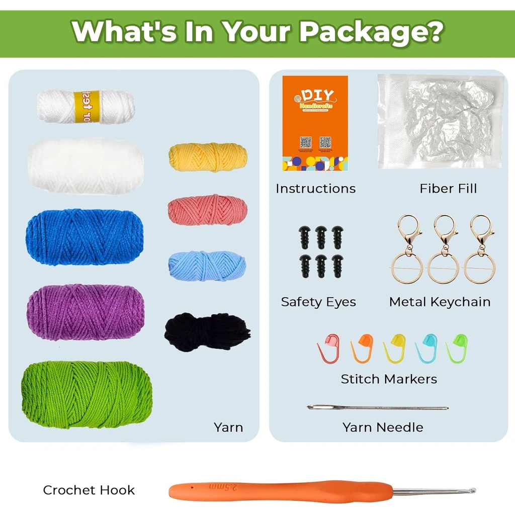 Loomini Learning Crochet Kit For Beginners