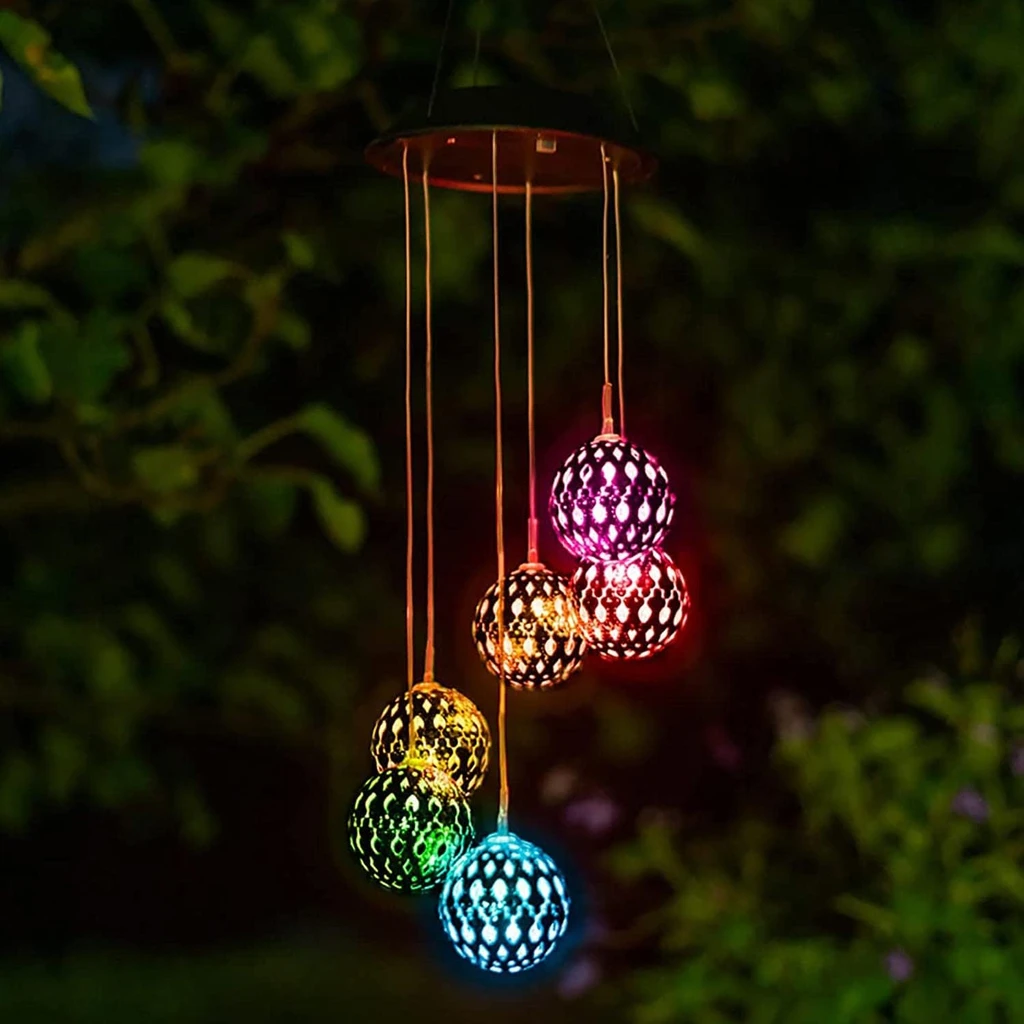 Touch of Eco Solar Color Changing Wind Chime