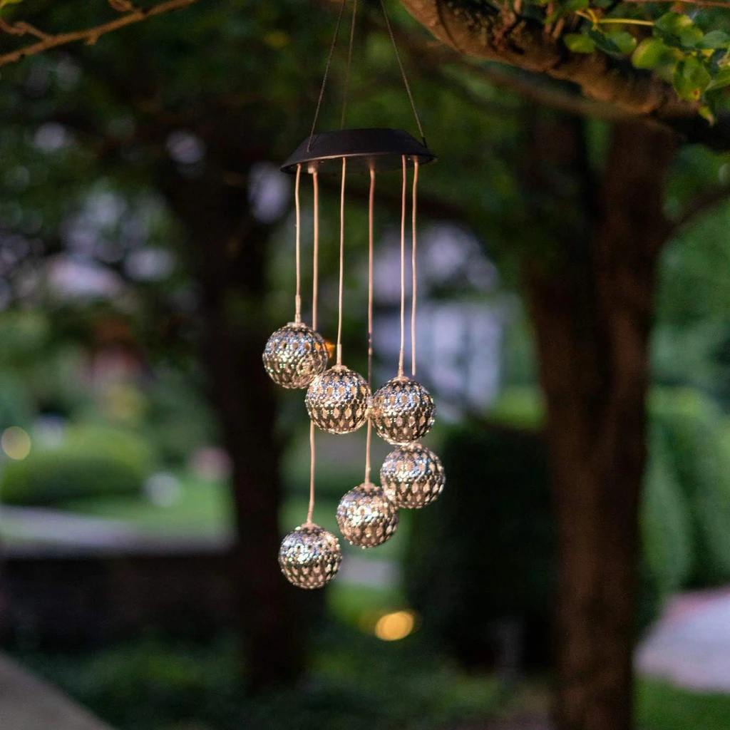 Touch of Eco Solar Color Changing Wind Chime