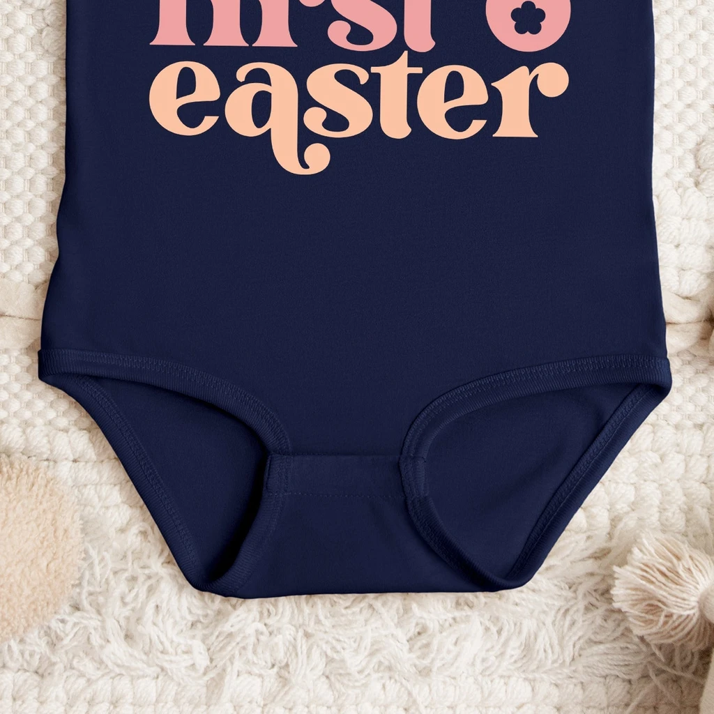The Juniper Shop My First Easter | Baby Graphic Short Sleeve Onesie