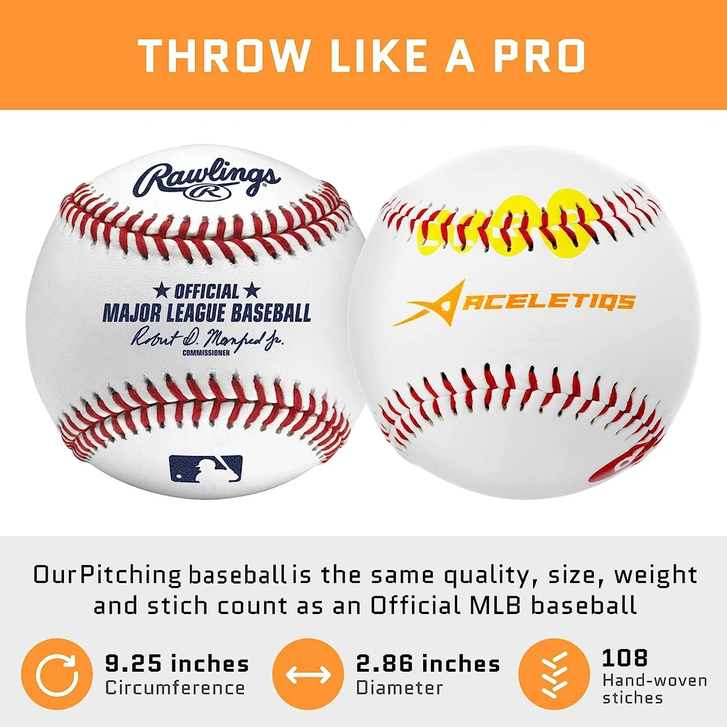 Aceletiqs Baseball Training Equipment | Training Ball | Baseballs for Pitching