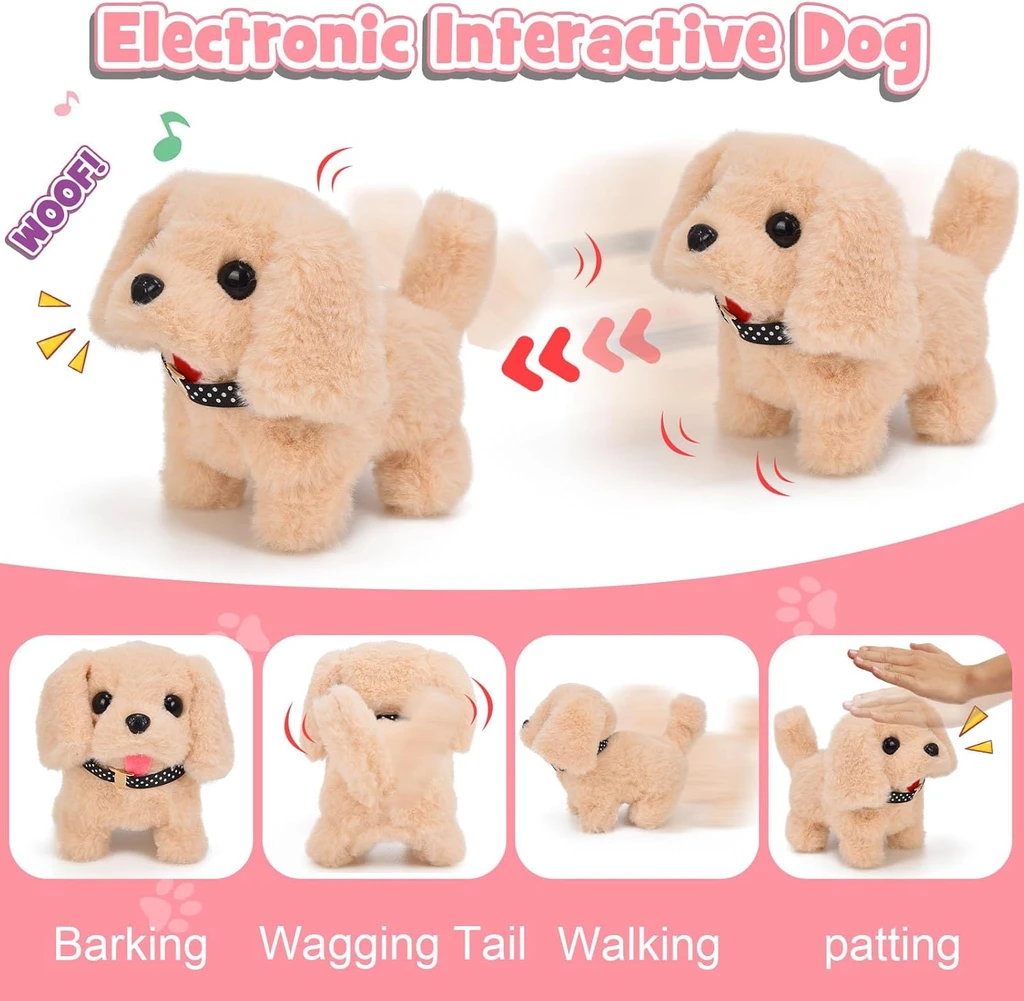 Krediz Interactive Puppy Playset for Girls