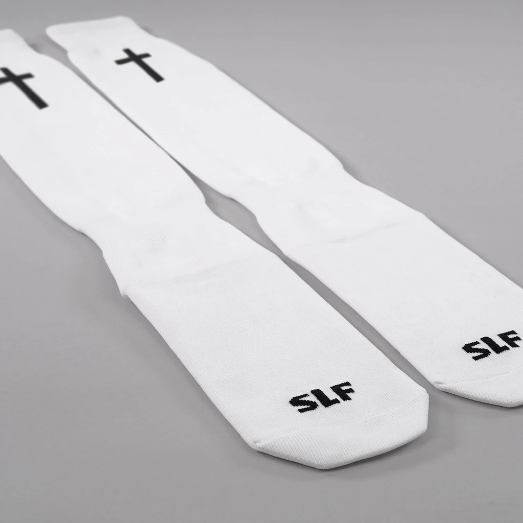 SLEEFS Faith Cross Long Scrunchie Socks