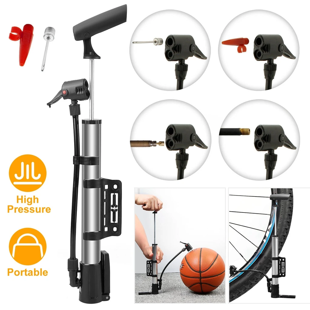 RS Sports & Fitness Portable Bicycle Tire Inflator
