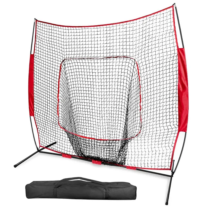 RS Sports & Fitness Baseball Practice Training Net With Bow Frame