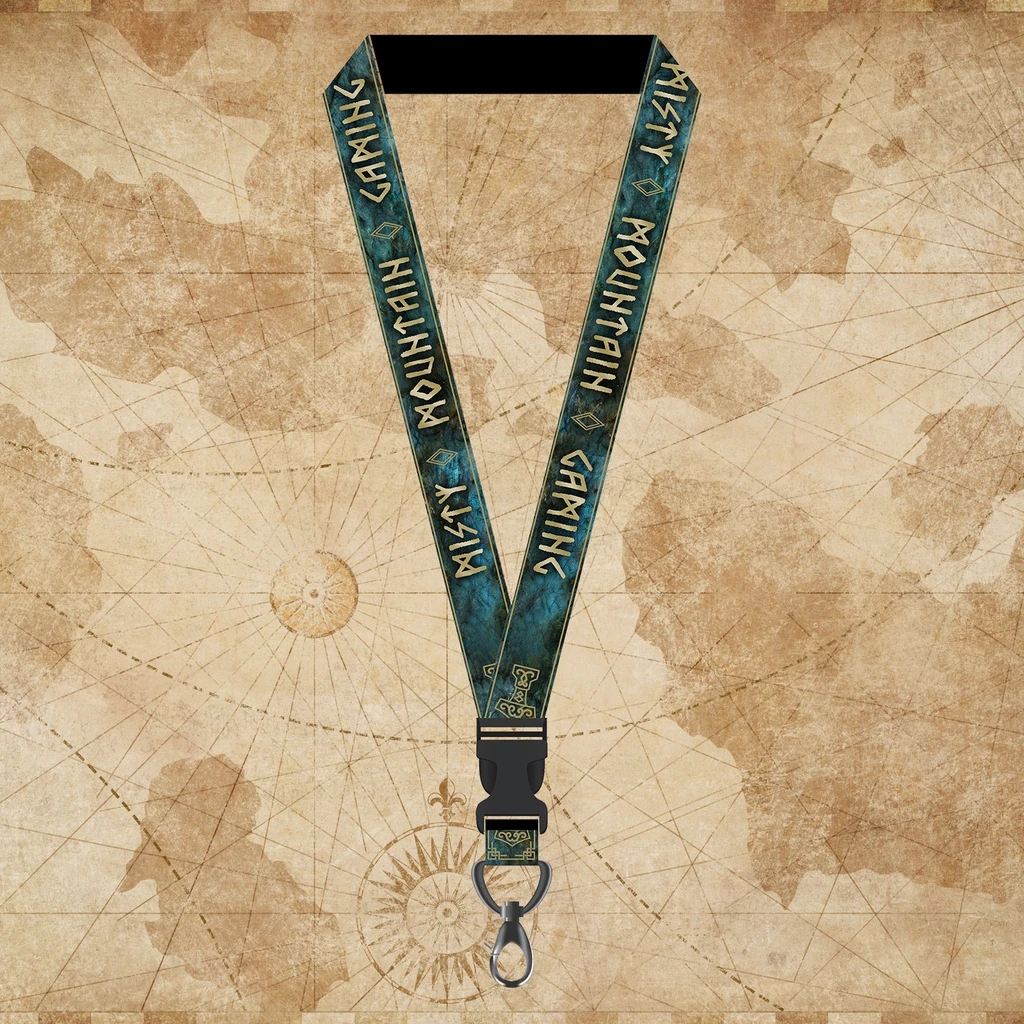 Misty Mountain Gaming Nordic Lanyard - Dice Around The World Collection