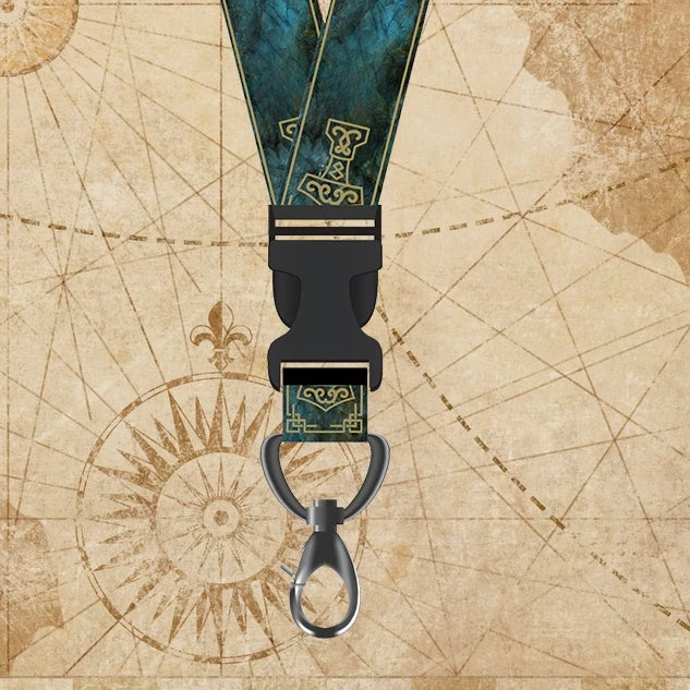 Misty Mountain Gaming Nordic Lanyard - Dice Around The World Collection