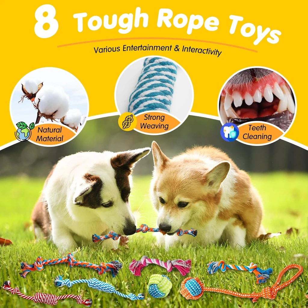 Krediz Luxury Dog Chew Toys for Teething & Playtime
