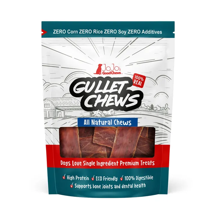 American Pet Supplies All-Natural Beef Gullet Flats Dog Treats Nutritious Beef Strips