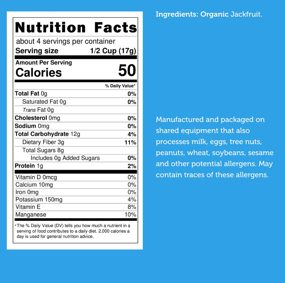 Arctic Farms Freeze Dried Organic Ripe Jackfruit