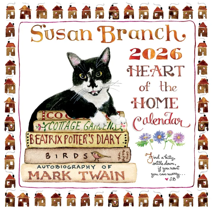 TF Publishing 2026 Susan Branch Wall Calendar
