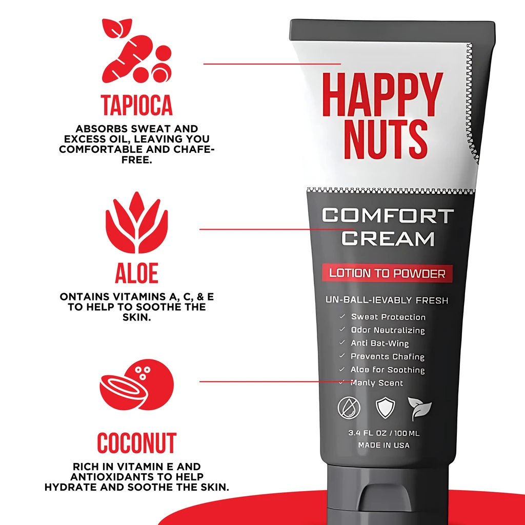 Happy Nuts Comfort Cream - Original Scent
